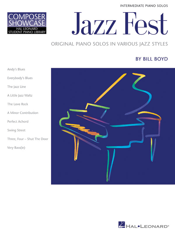 Jazz Fest - jazzové noty na klavír