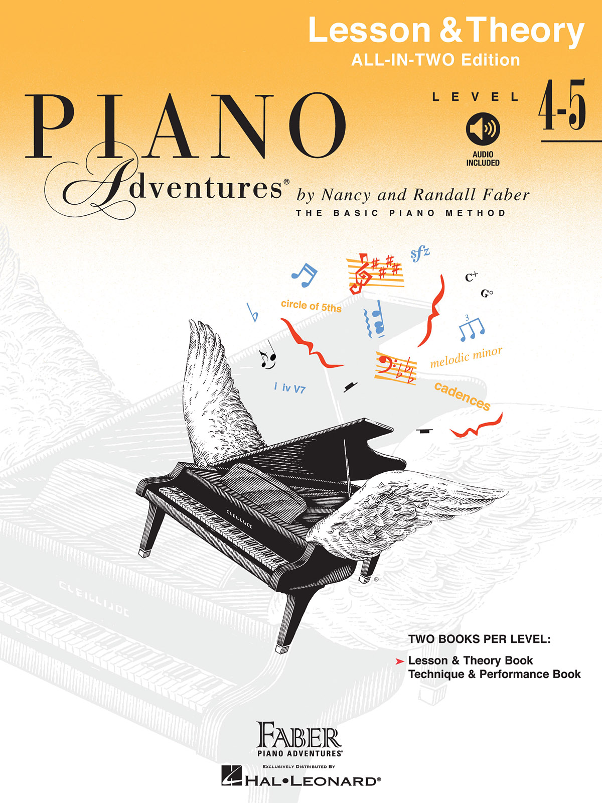 Faber Piano Adventures: Level 4-5 Lesson & Theory - All-in two edition