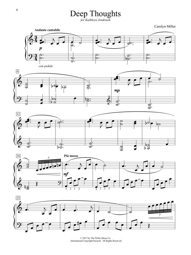 More Piano Solos in Lyrical Style - Early to Mid-Intermediate Level - sólo klavír