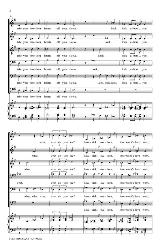 Folk Songs and Fantasies  noty pro sbor SATB a Cappella