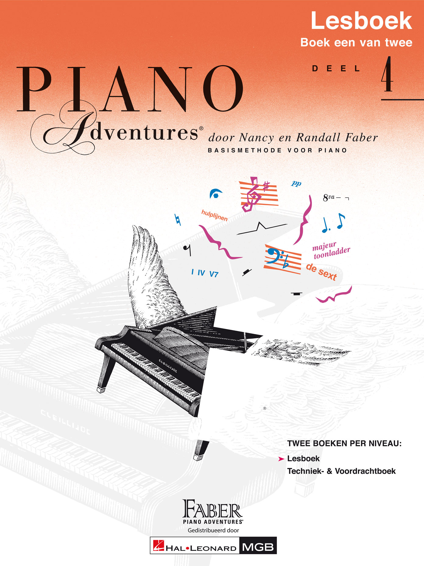 Piano Adventures: Lesboek 4 - Deel 4 (Boek 1 van 2)