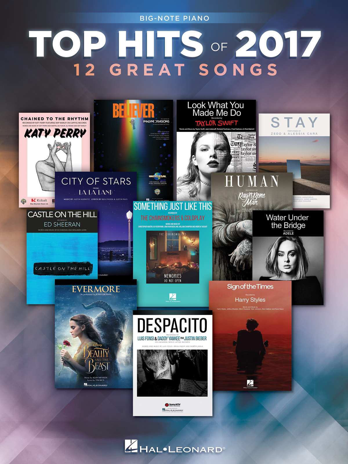 Top Hits of 2017 for Big-Note Piano - pro klavír