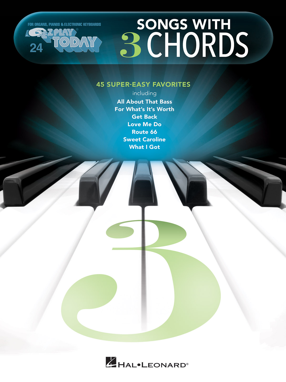 Songs with 3 Chords - E-Z Play Today #24 - noty pro klavír nebo keyboard