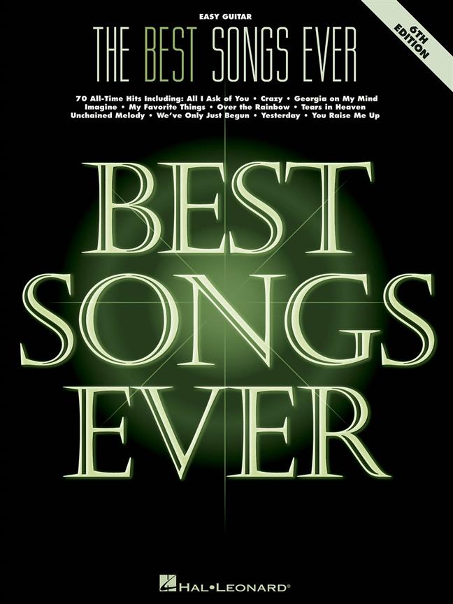 The Best Songs Ever - nejznámější melodie pro keyboard s akordy pro kytaru