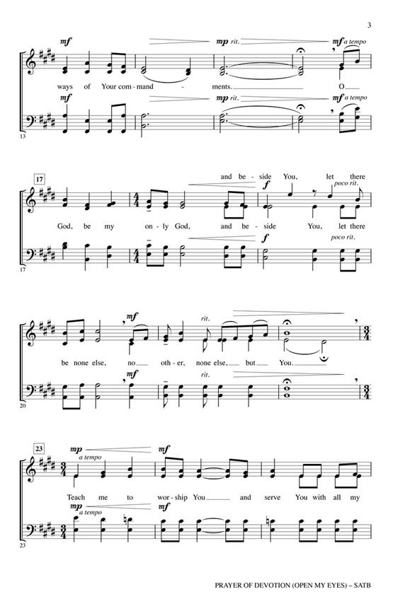 Prayer of Devotion - Open My Eyes