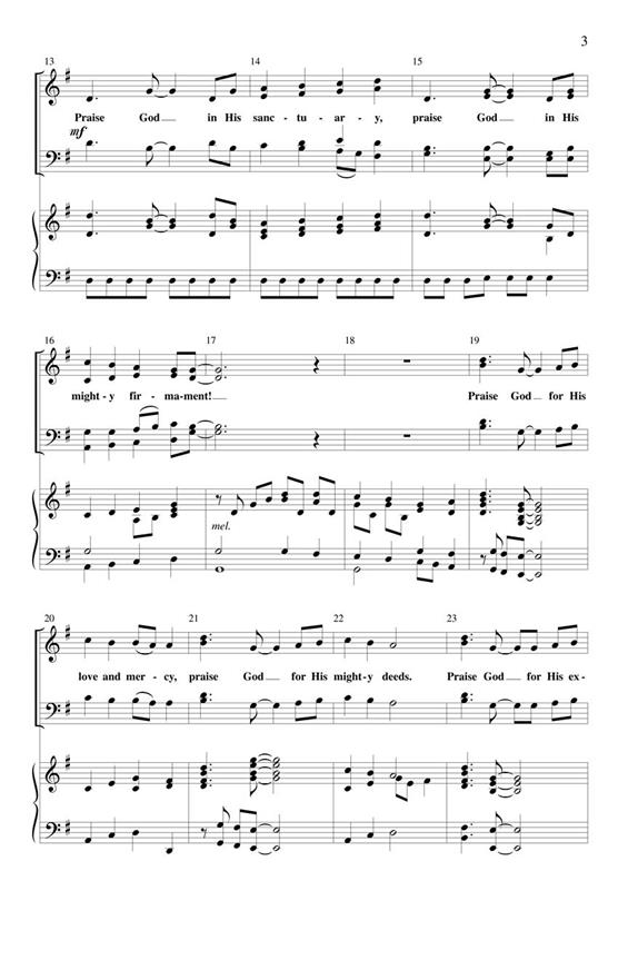 Endless Praise - pro sbor SATB