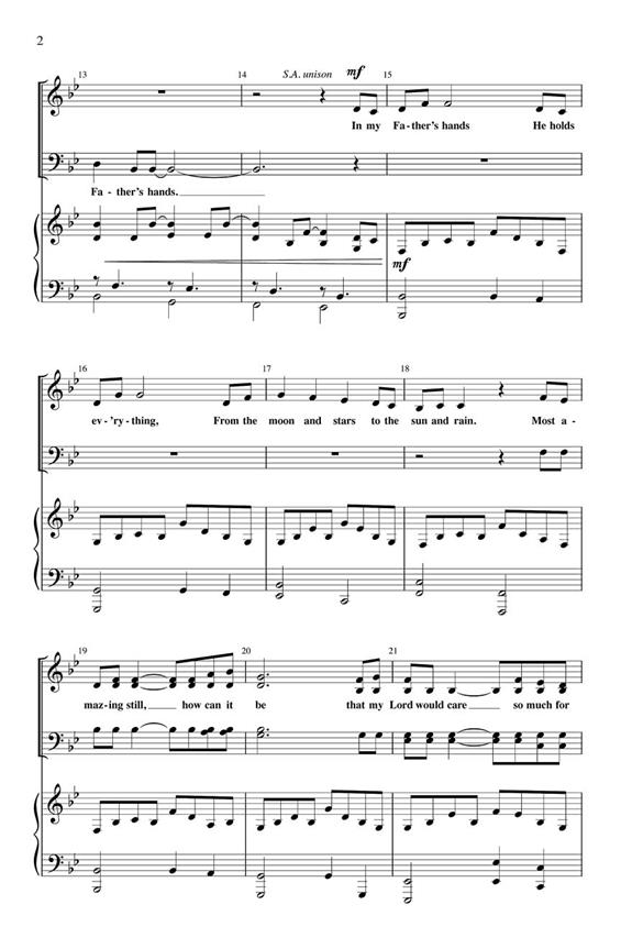 In My Father's Hands - pro sbor SATB