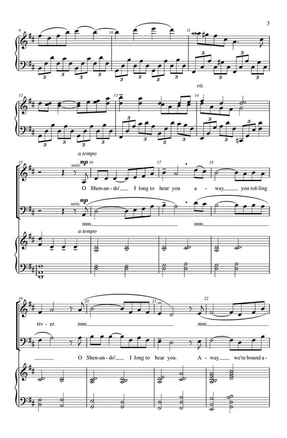 Shenandoah - pro sbor SATB
