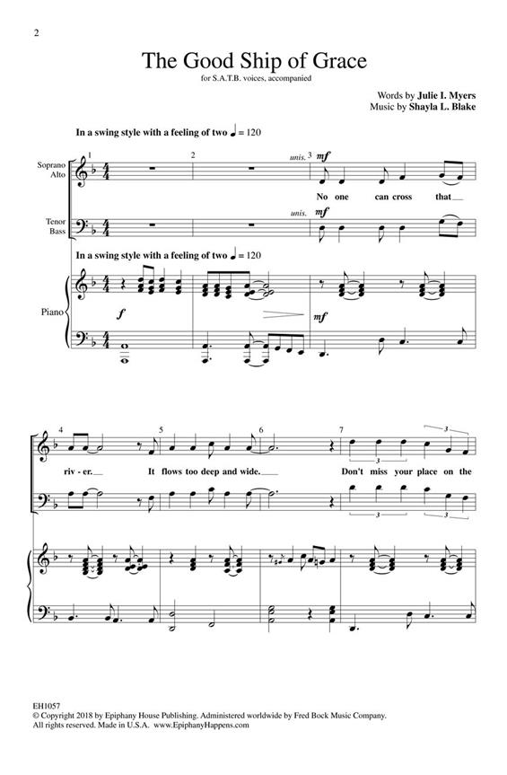 The Good Ship of Grace - pro sbor SATB