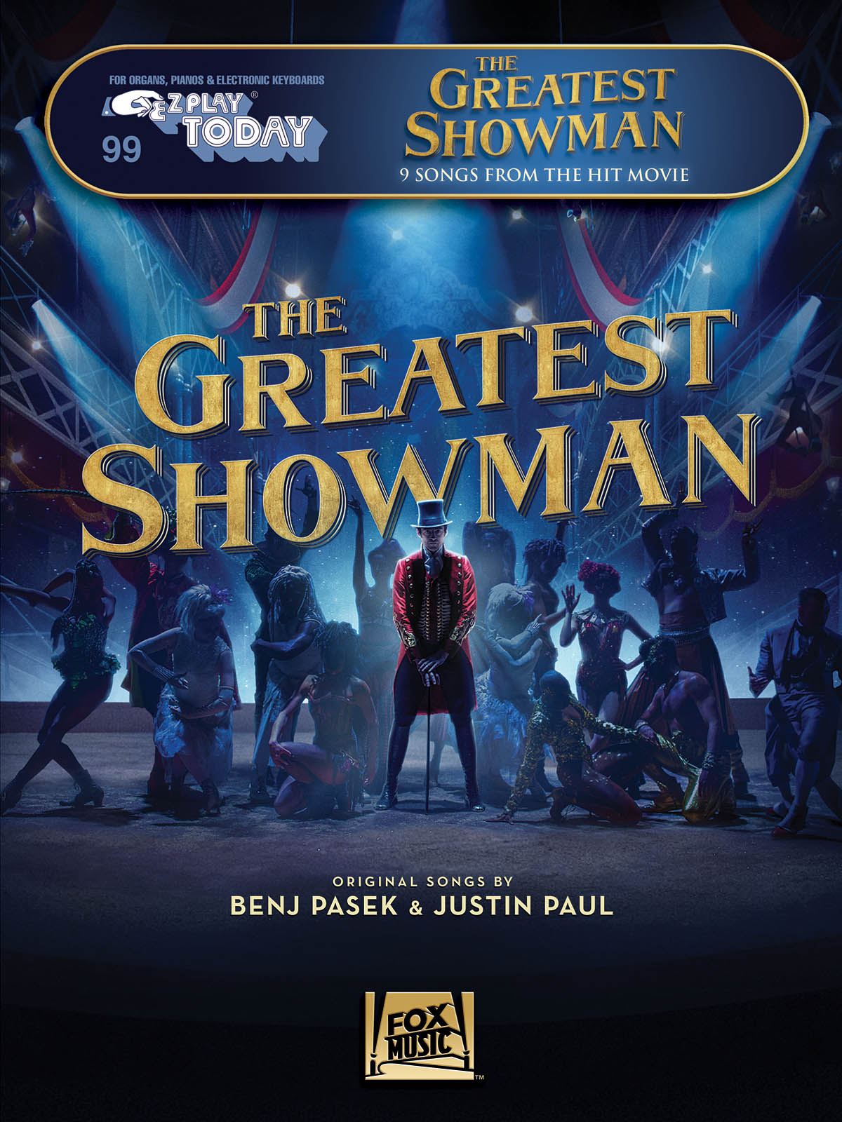 The Greatest Showman - E-Z Play Today #99 - noty pro klavír nebo keyboard