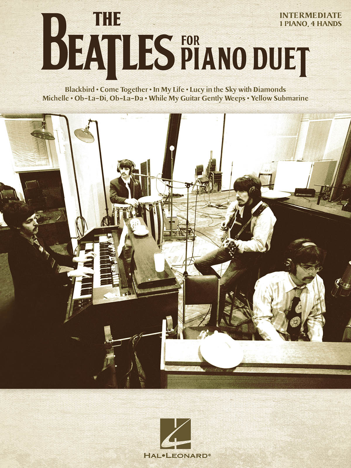 The Beatles for Piano Duet - Intermediate Level - 1 Piano, 4 Hands