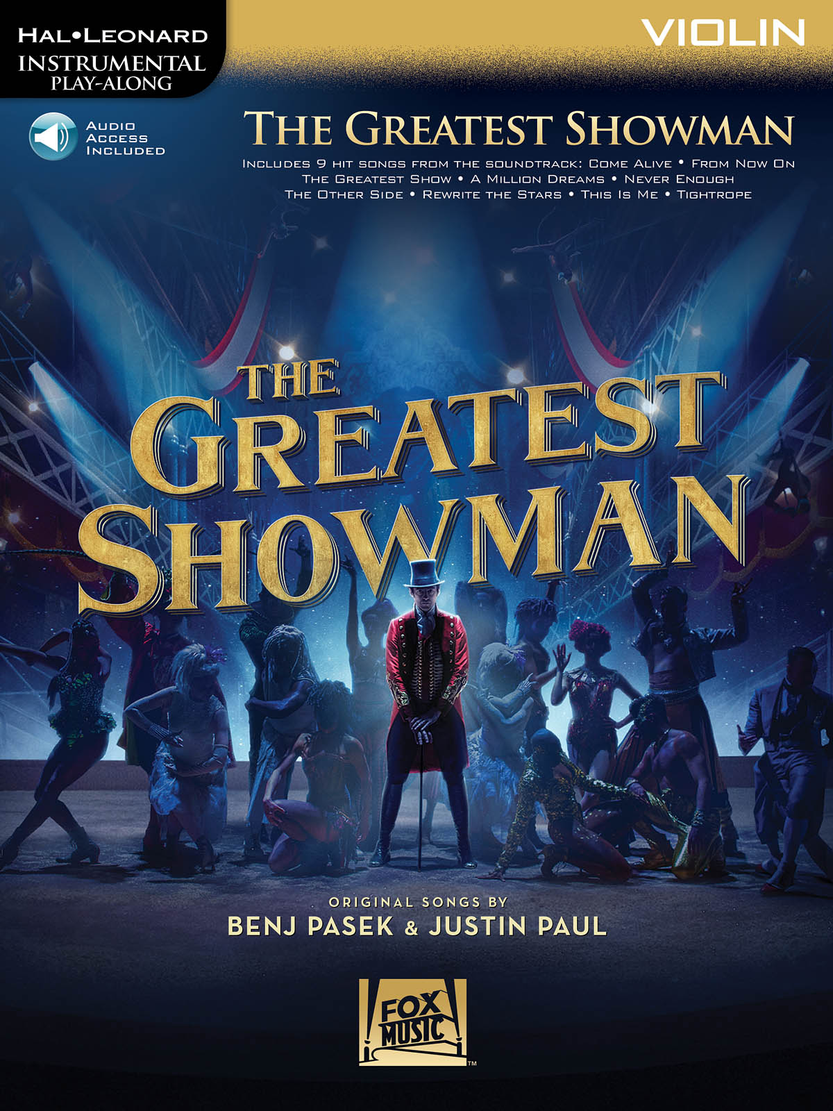 The Greatest Showman - Violin - Instrumental Play-Along noty pro sólové housle