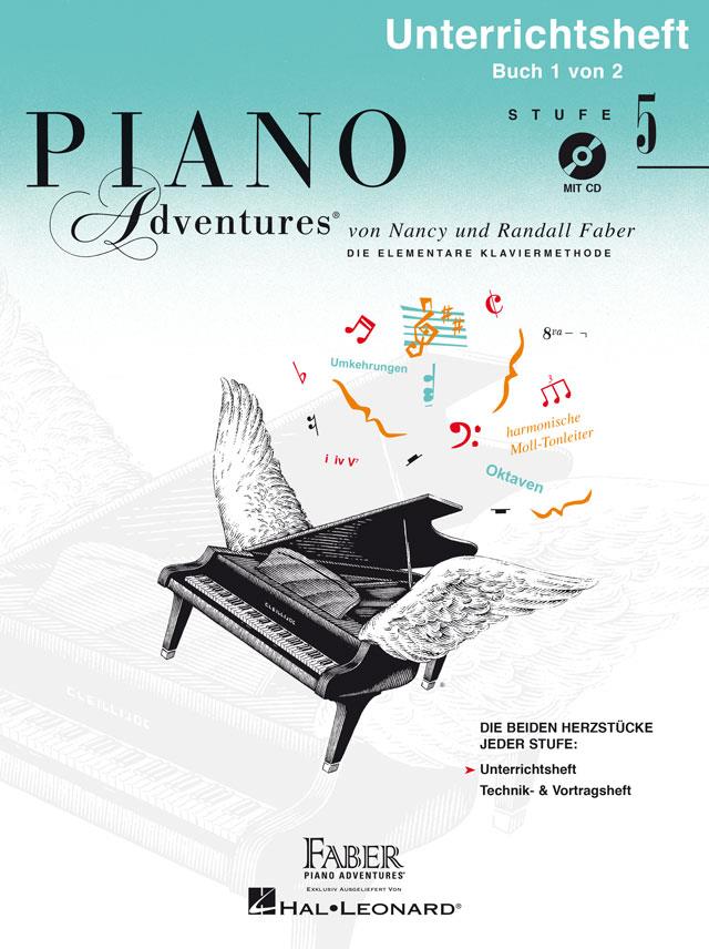 Piano Adventures: Unterrichtsheft 5 (Mit CD) - Stufe 5 Buch 1 von 2