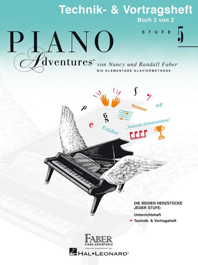 Piano Adventures: Technik- & Vortragsheft 5 - Stufe 5, Buch 2 von 2