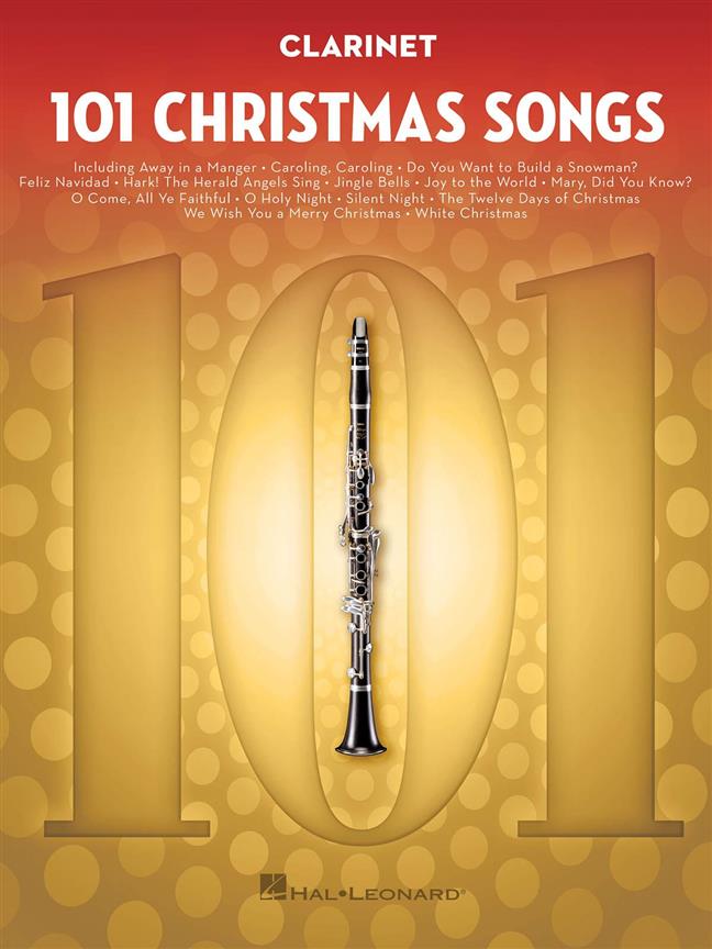 101 Christmas Songs vánoční melodie pro klarinet