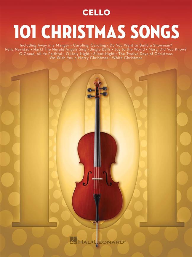 101 Christmas Songs vánoční melodie pro violoncello