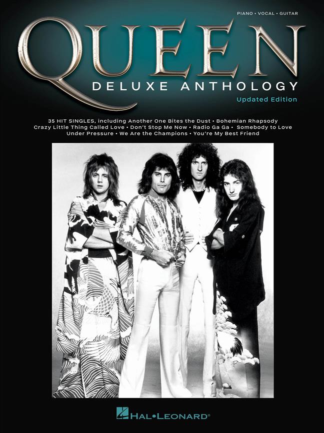 Queen - Deluxe Anthology - Updated Edition noty pro klavír, zpěv s akordy pro kytaru