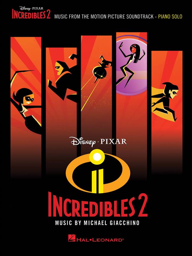 Incredibles 2 - Music from the Motion Picture Soundtrack - filmové melodie pro klavír