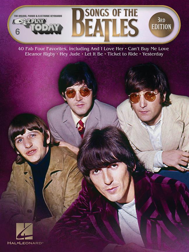 Songs of the Beatles - 3rd Edition - E-Z Play Today Volume 6 - noty pro klavír nebo keyboard