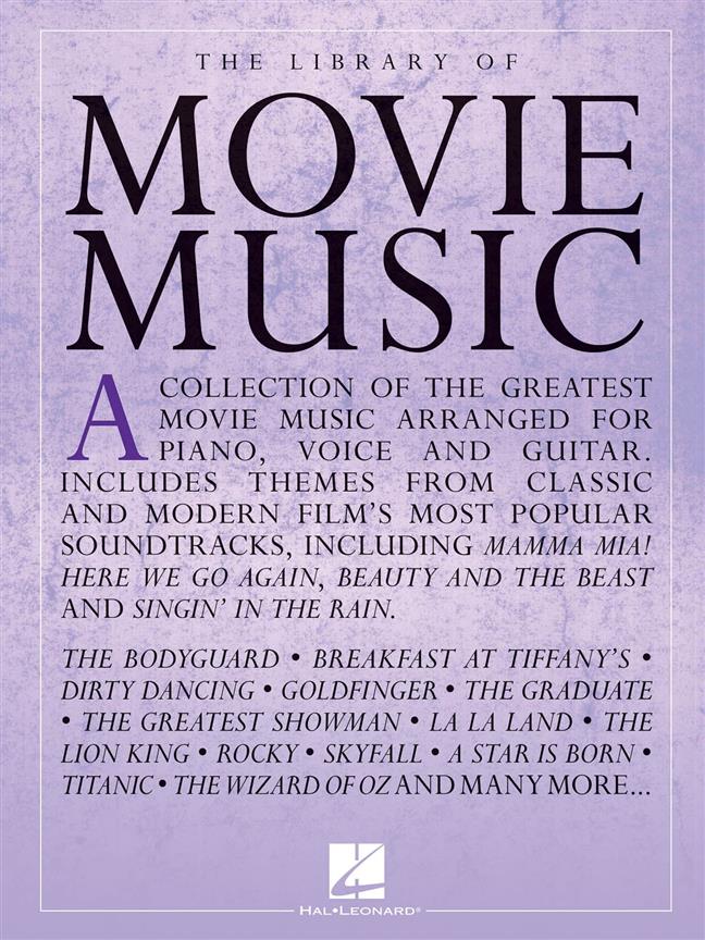 Library of Movie Music - písně pro klavír, zpěv a kytaru