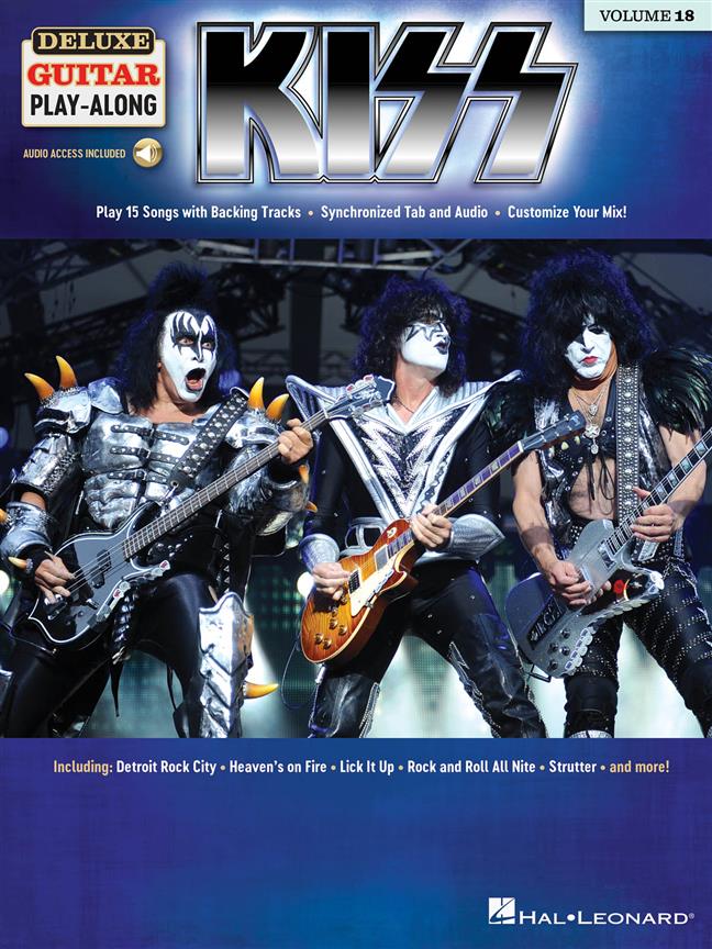 Kiss - Deluxe Guitar Play-Along Volume 18