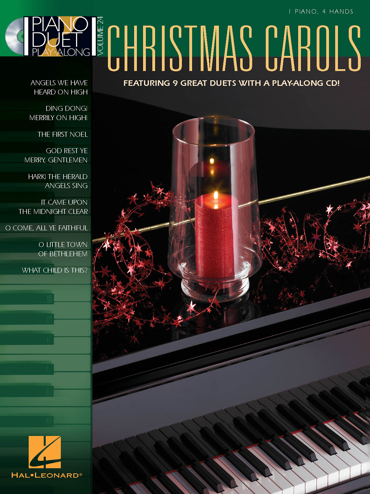 Christmas Carols - Piano duet Play-along Vol. 24