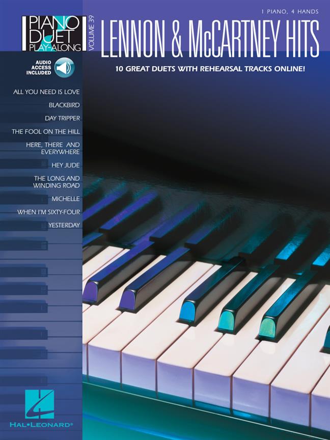 Lennon & McCartney Hits - Piano Duet Play-Along Volume 39 písně pro dva klavíry