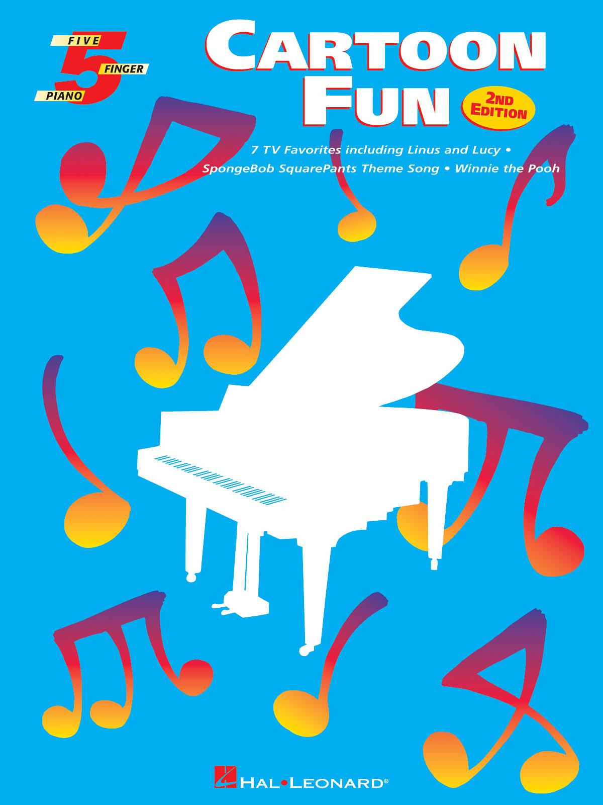 Cartoon Fun - 2nd Edition - populární písně na klavír