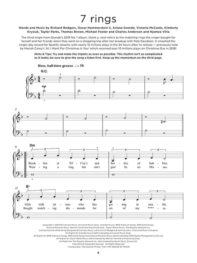 Really Easy Piano: Chart Hits 8 - Spring-Summer 2019 noty pro začátečníky