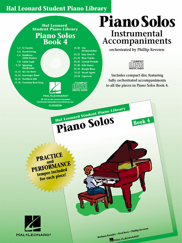 Hal Leonard Student Piano Library - Piano Solos Cd 4 - pro klavír