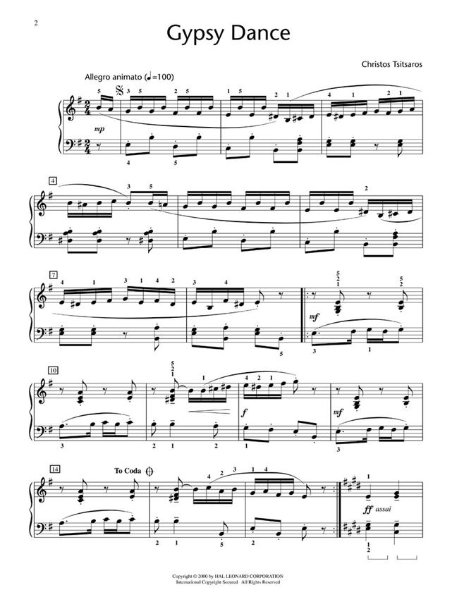 Gypsy Dance - Hal Leonard Student Piano Library Intermediate Showcase Solo