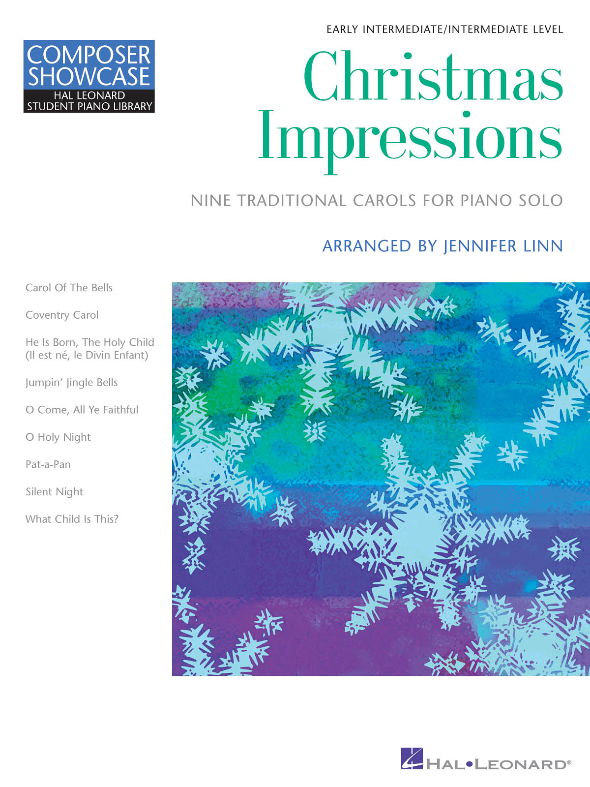 Christmas Impressions - Hal Leonard Student Piano Library Composer Showcase Intermediate Level - vánoční melodie pro klavír