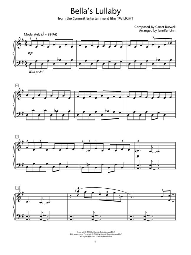 Contemporary Movie Hits: Intermediate Piano Solos - populární písně na klavír