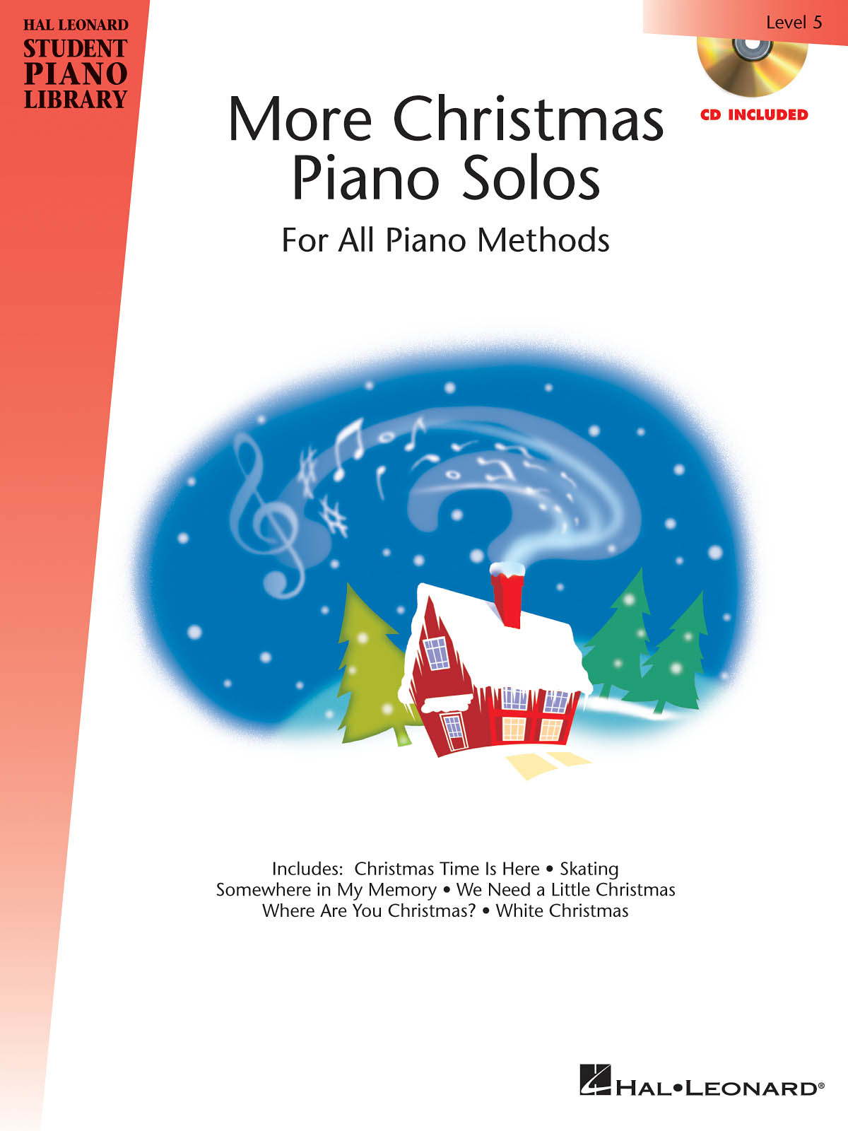 More Christmas Piano Solos - Level 5 - Hal Leonard Student Piano Library - vánoční melodie pro klavír