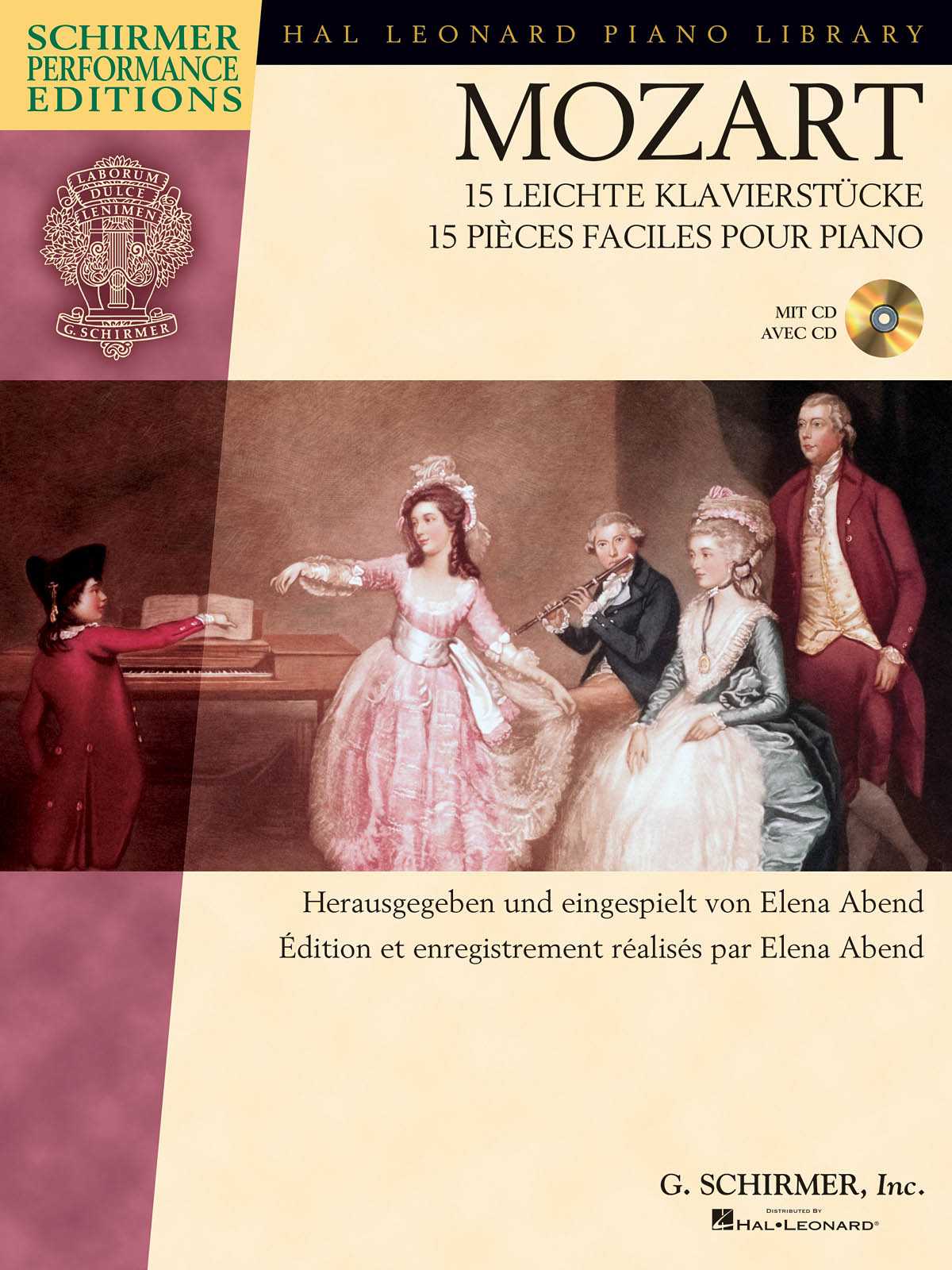 Mozart: 15 leichte Klavierstücke - 15 pièces faciles pour piano - Mozart pro klavír