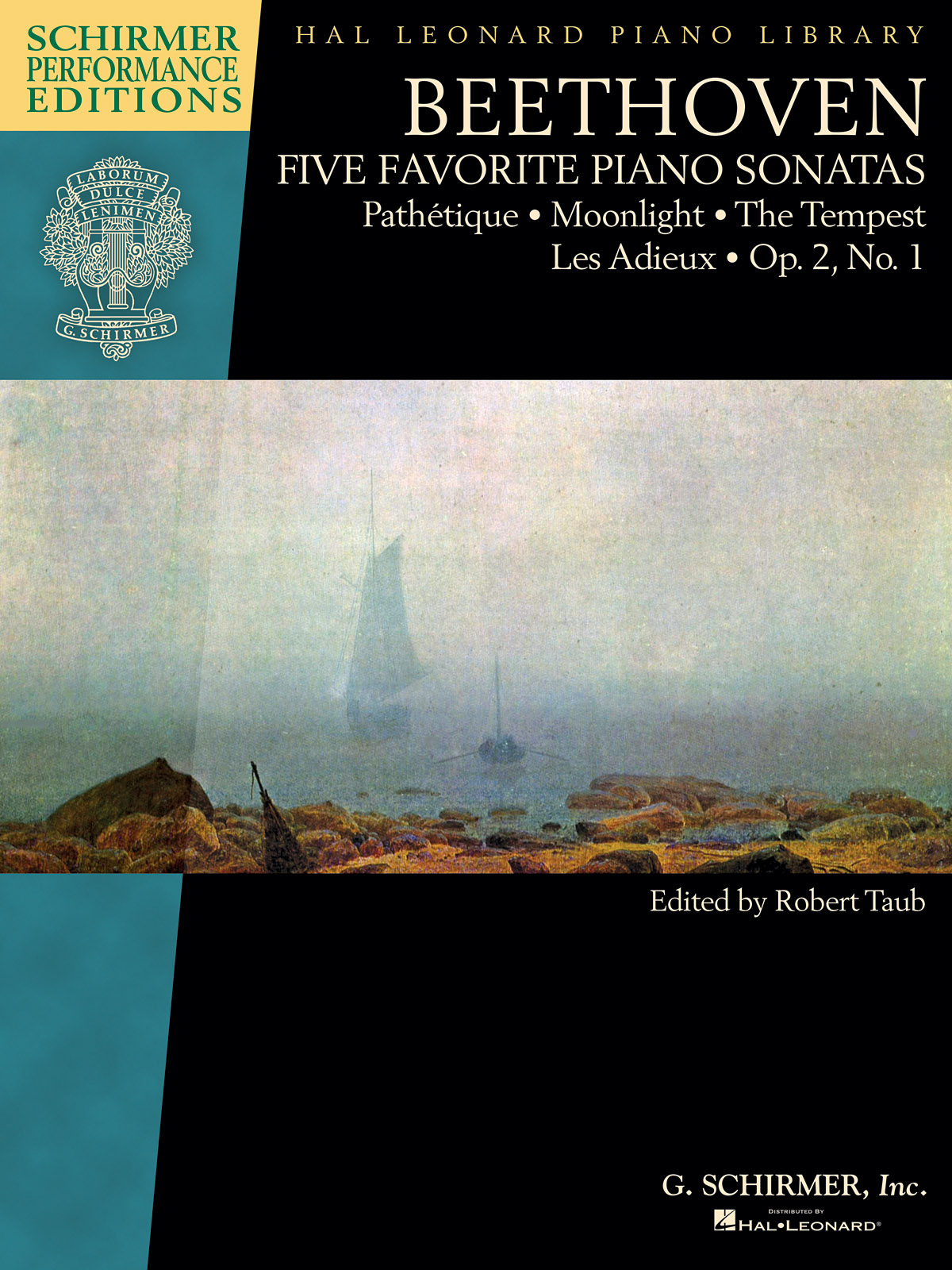 Five Favorite Piano Sonatas - Pathétique - Moonlight - The Tempest - Les Adieux - Op. 2, No. 1 - klasické skladby pro klavír