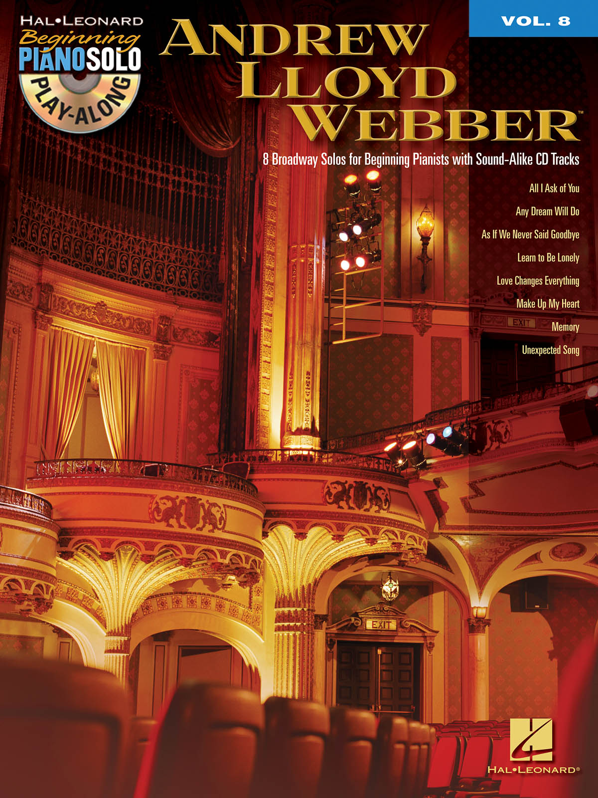 Andrew Lloyd Webber - Beginning Piano Solo Play-Along Volume 8