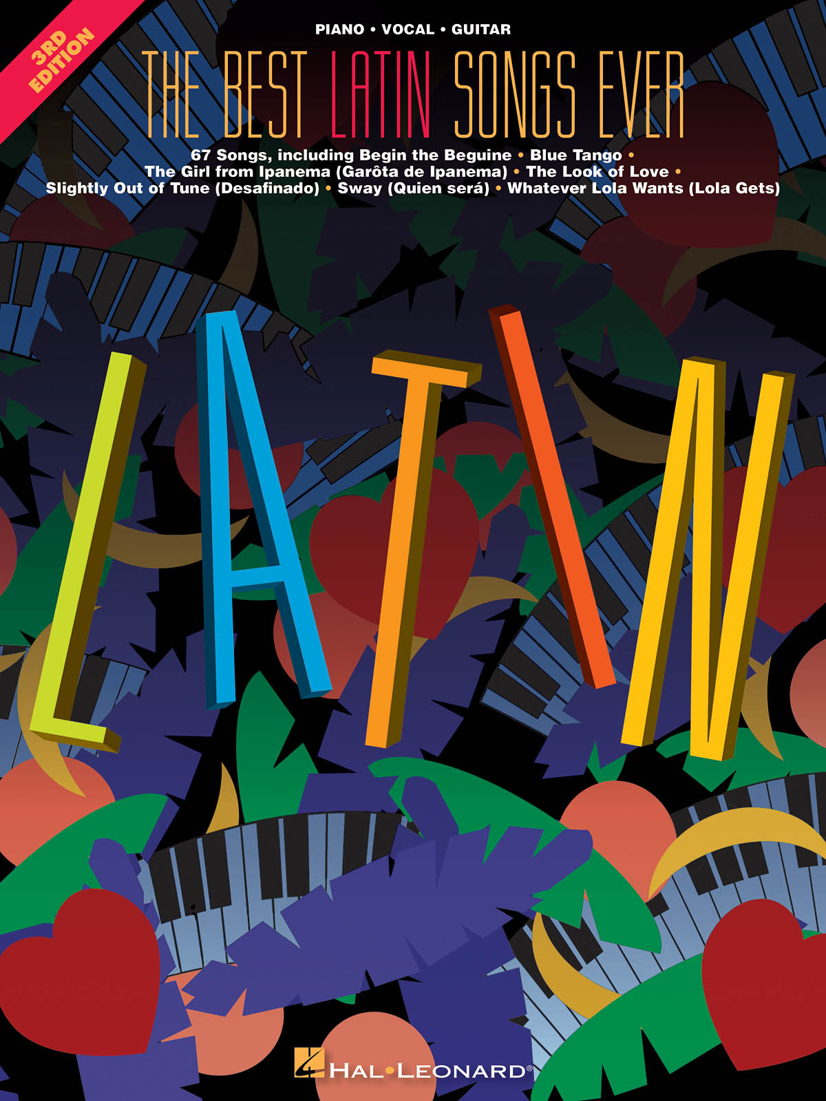 The Best Latin Songs Ever - písně pro zpěv s doprovodem klavíru s akordy