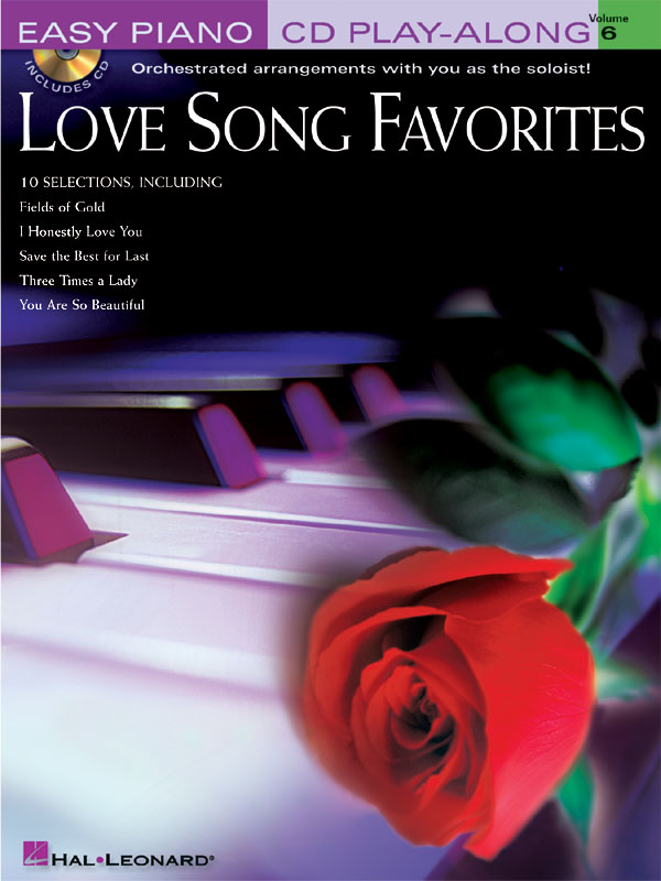 Love Song Favorites - Easy Piano CD Play-Along Volume 6 noty pro začátečníky