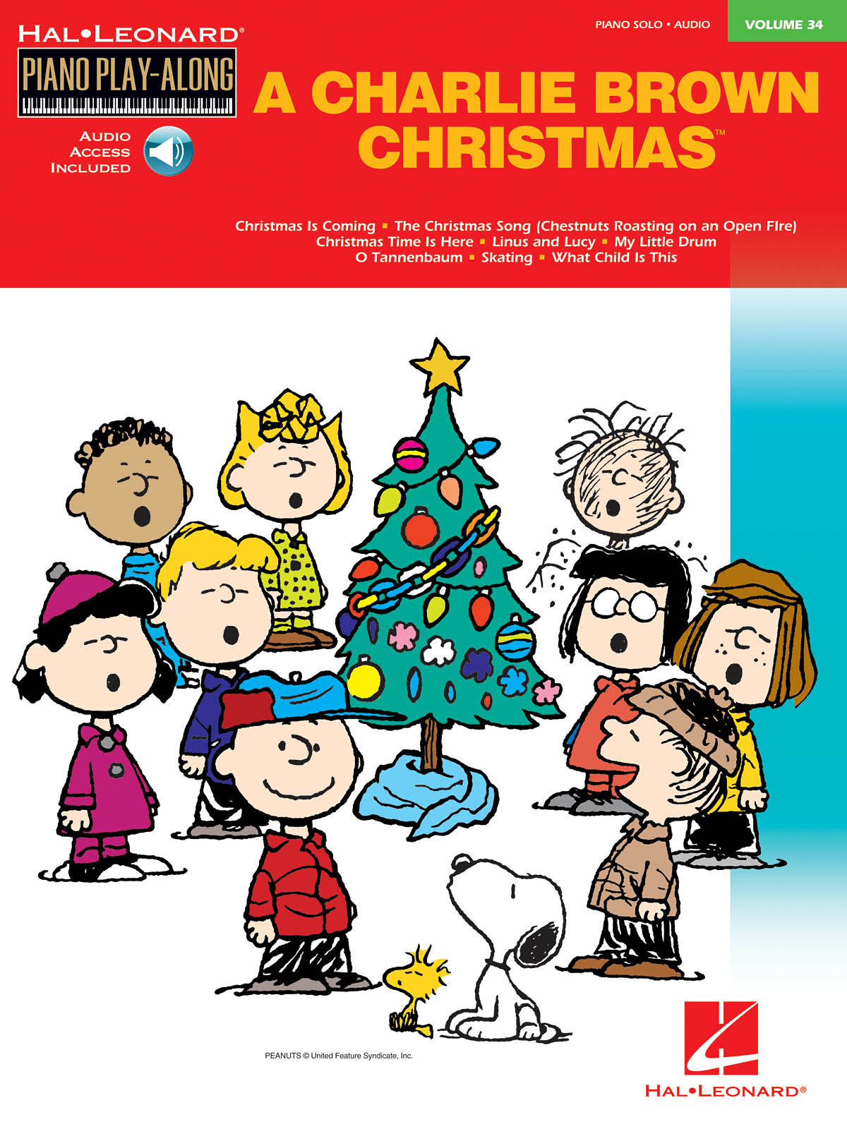 Charlie Brown Christmas - Piano Play-Along Volume 34 - učebnice na klavír