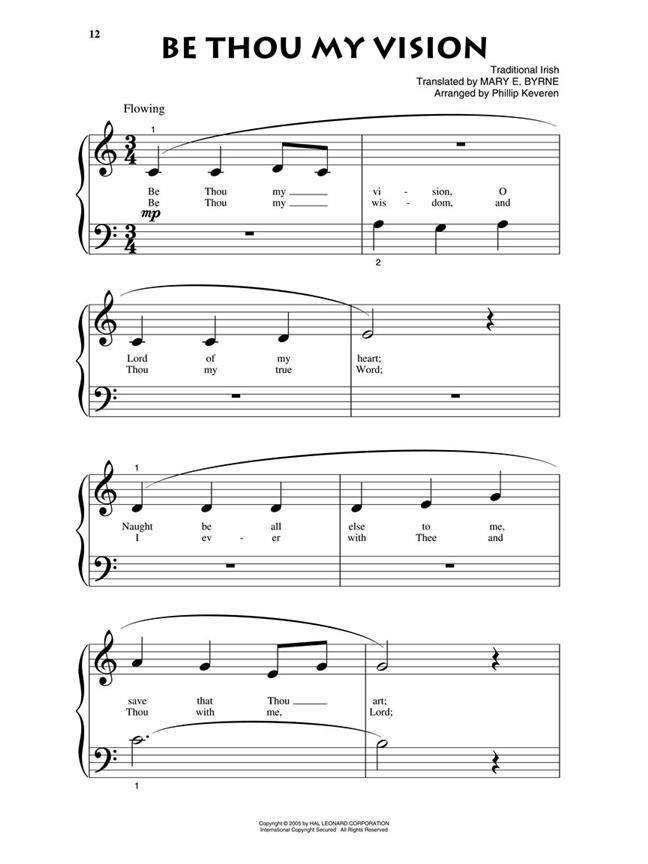 Easy Hymns - noty pro děti na klavír