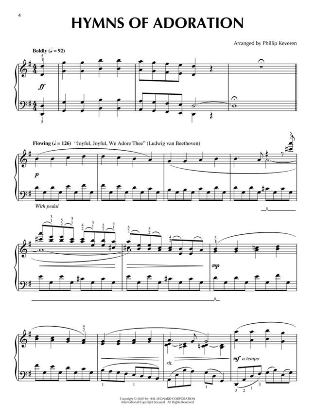 Hymn Medleys - Classic Songs of Faith - The Phillip Keveren Series  - noty pro klavíristy
