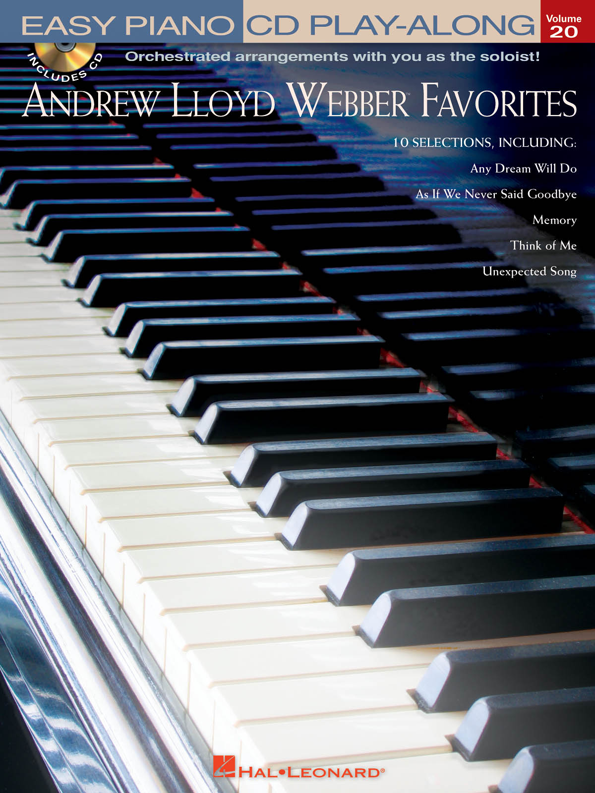 Andrew Lloyd Webber Favorites - Easy Piano CD Play-Along Volume 20 klavír děti