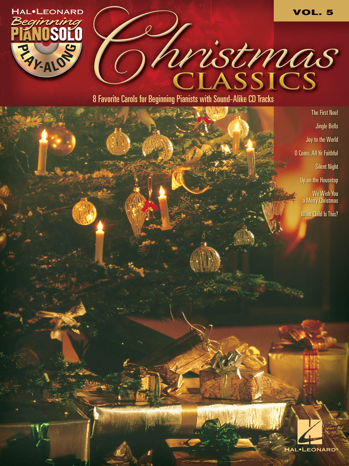Christmas Classics - Beginning Piano Solo Play-Along Volume 5 - vánoční melodie pro klavír