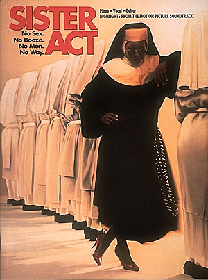 Sister Act - noty pro kytaru, zpěv s doprovodem klavíru