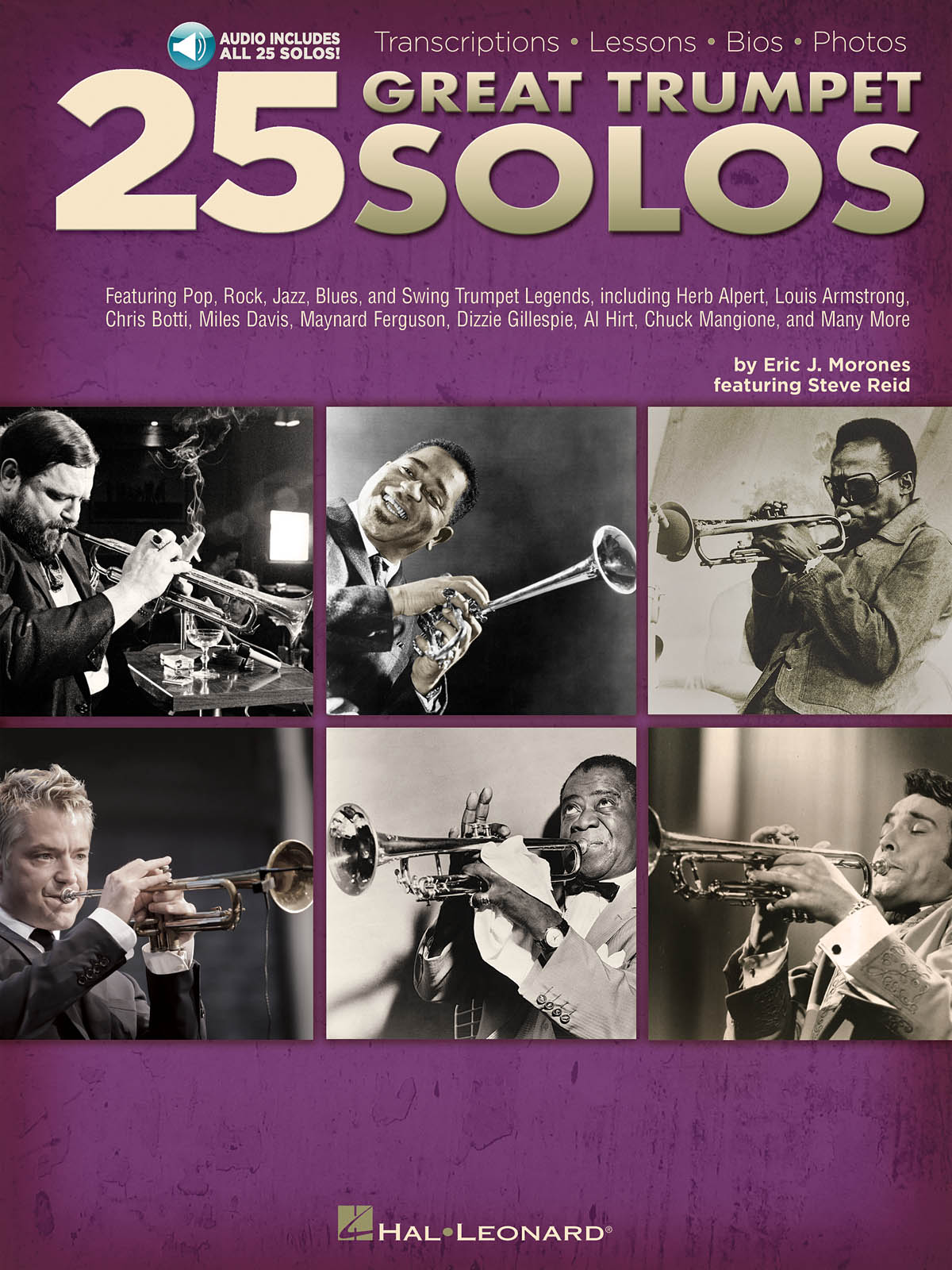 25 Great Trumpet Solos - Transcriptions * Lessons * Bios * Photos - noty pro trumpetu