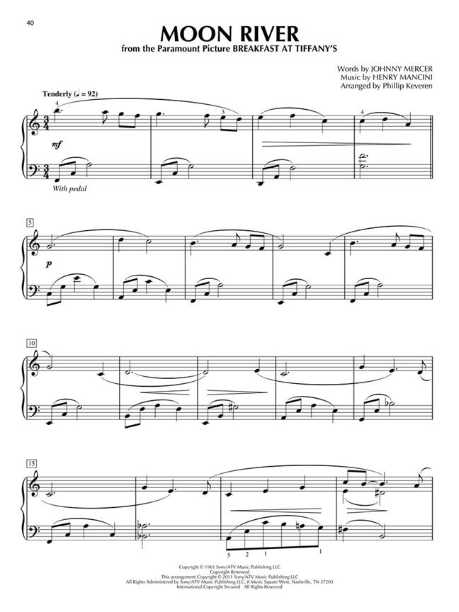 Mancini Magic - 15 Classics - The Phillip Keveren Series - filmové melodie pro klavír