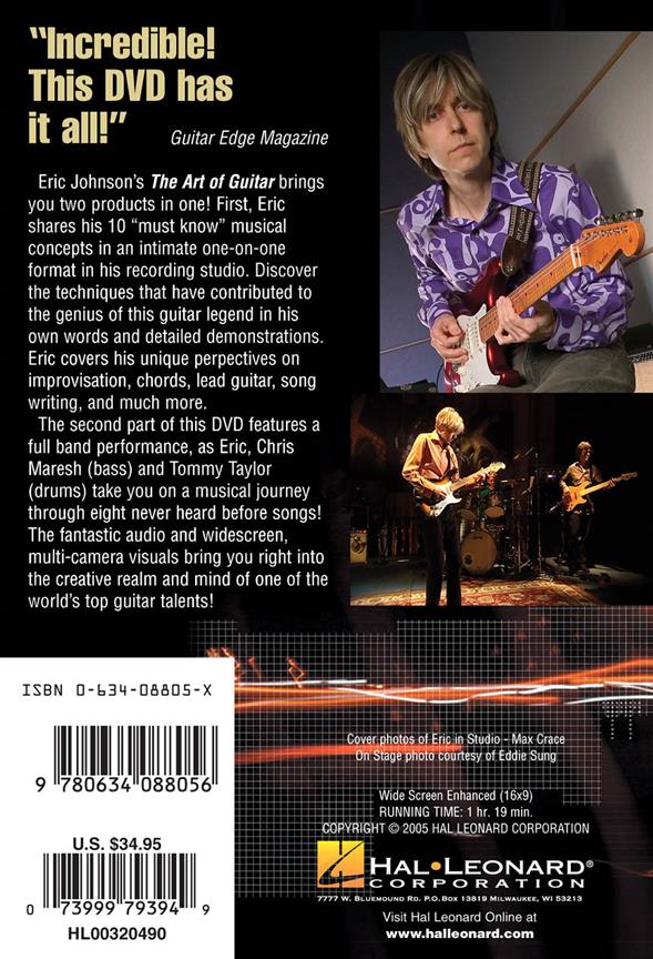 Eric Johnson - The Art of Guitar - noty a skladby pro kytaru