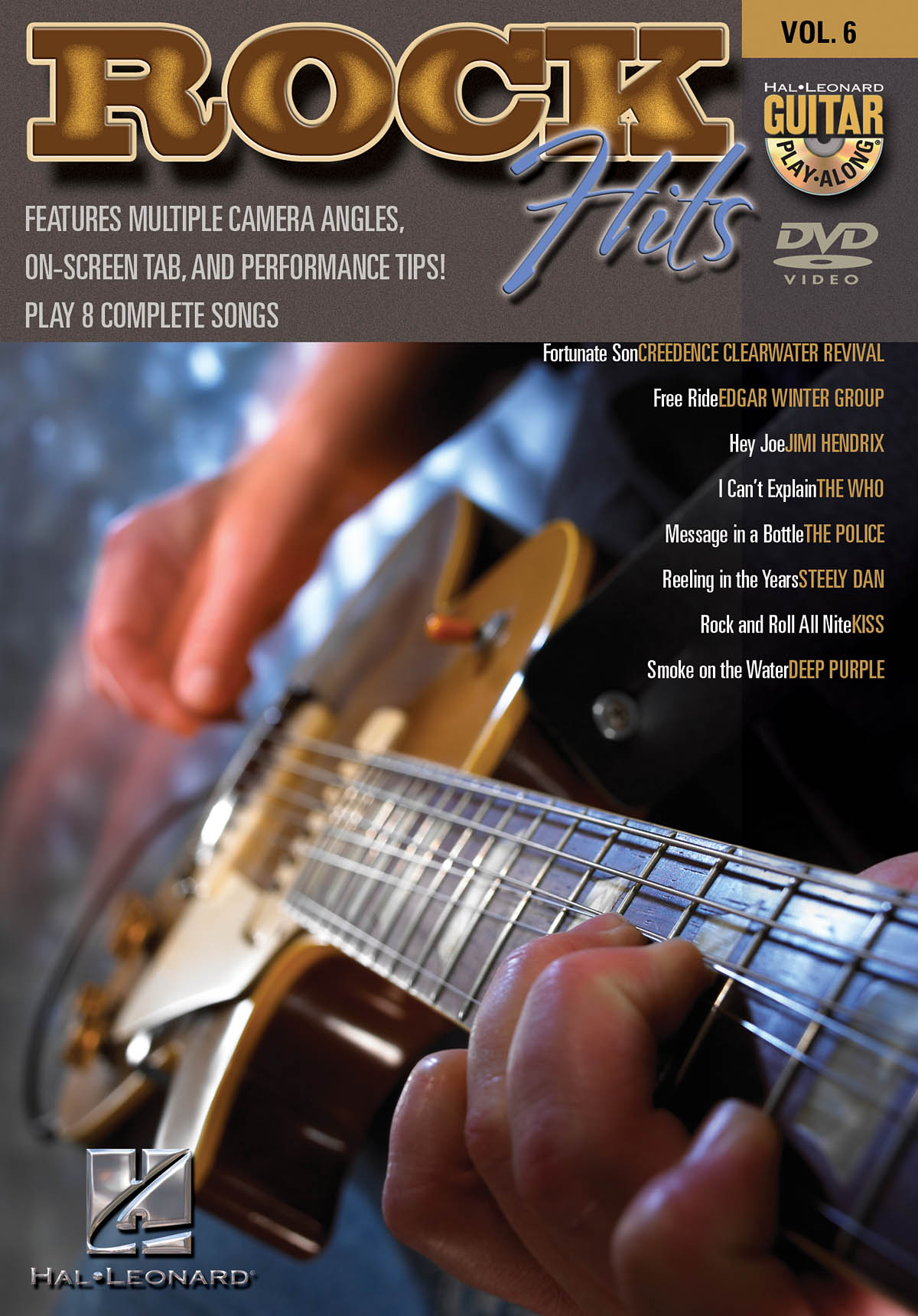 Rock Hits - Guitar Play-Along DVD Volume 6