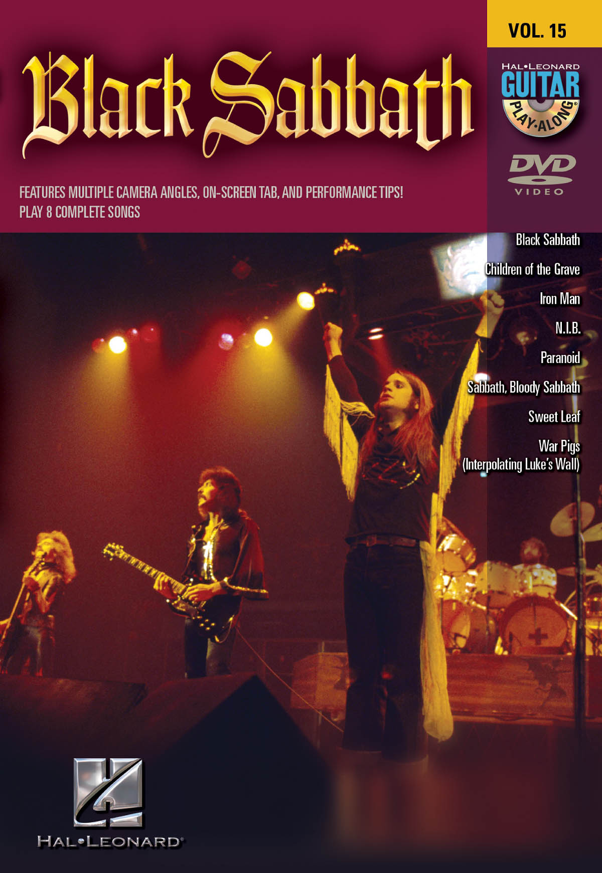 Black Sabbath - Guitar Play-Along DVD Volume 15